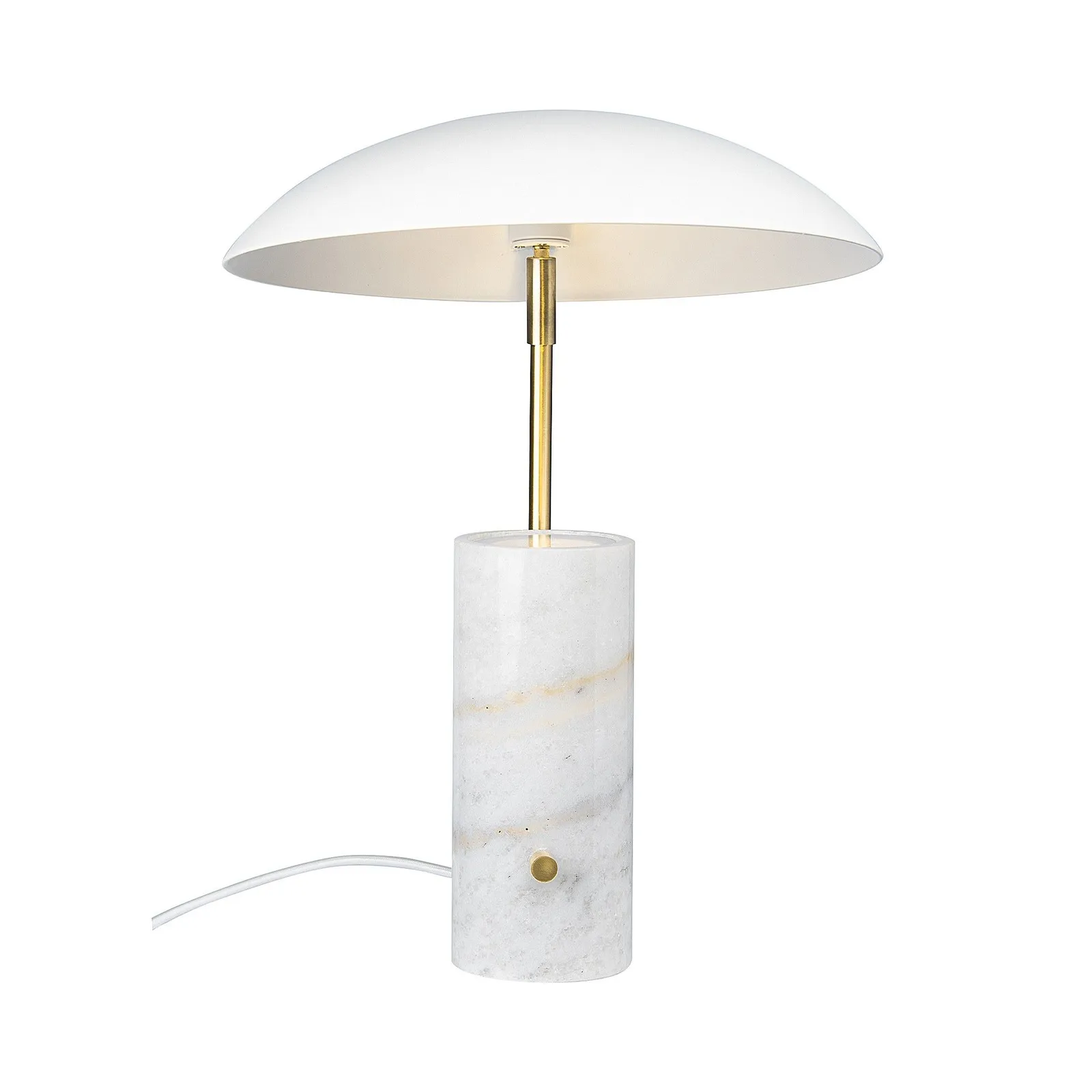 Nordlux Madem Table Lamp White Marble Livingroom GU10 Switch 6