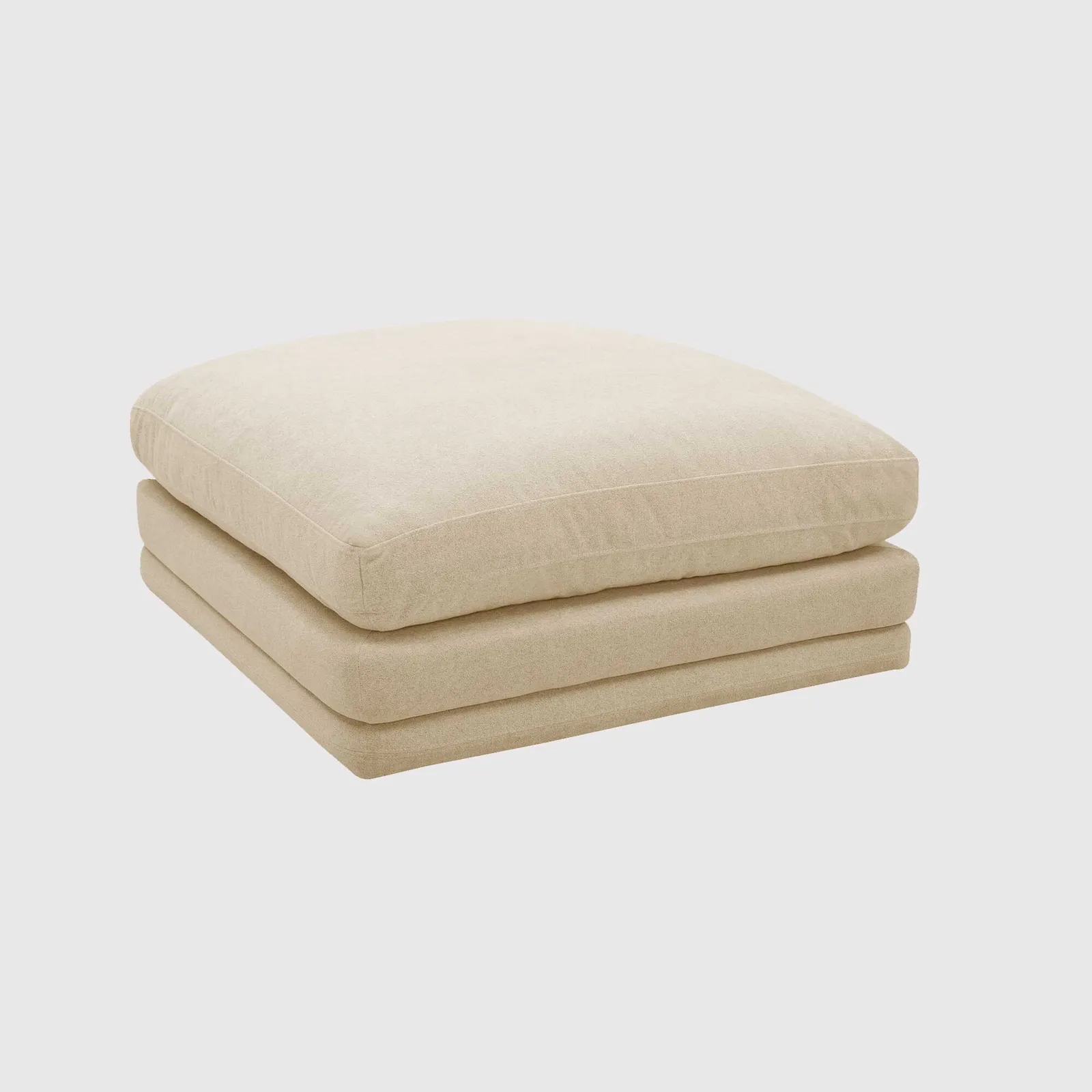 Monaco Ottoman - Elite Sand G0401710U, Neutral Fabric | Barker & Stonehouse
