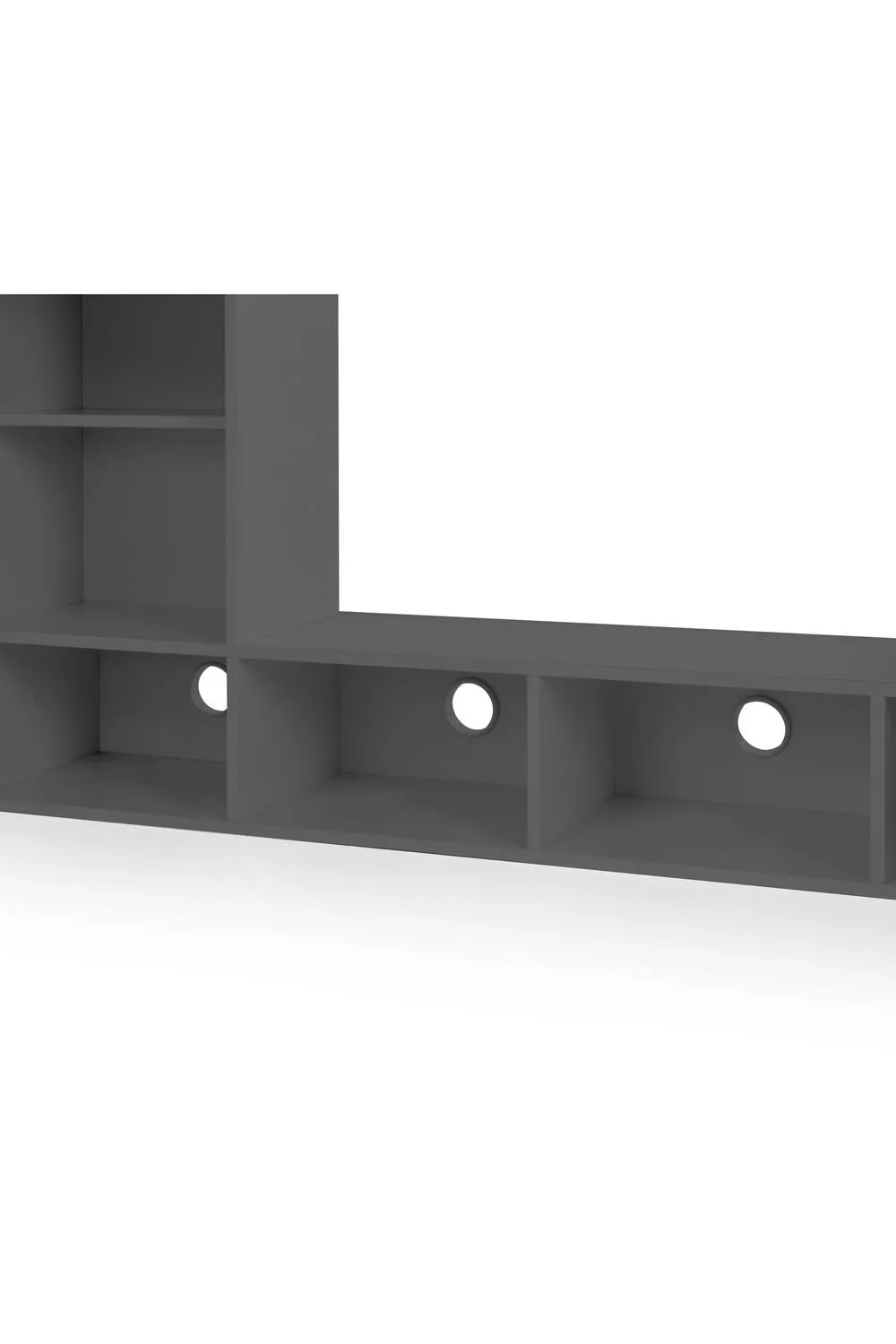 Julian Bowen Nebula Gaming Highsleeper Loft Bed with Desk in Dark Grey 6