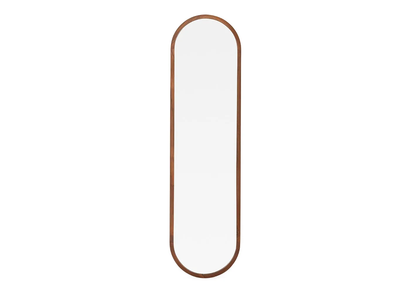 Heal's Anais Mirror Walnut Oval 40 x 150cm 1