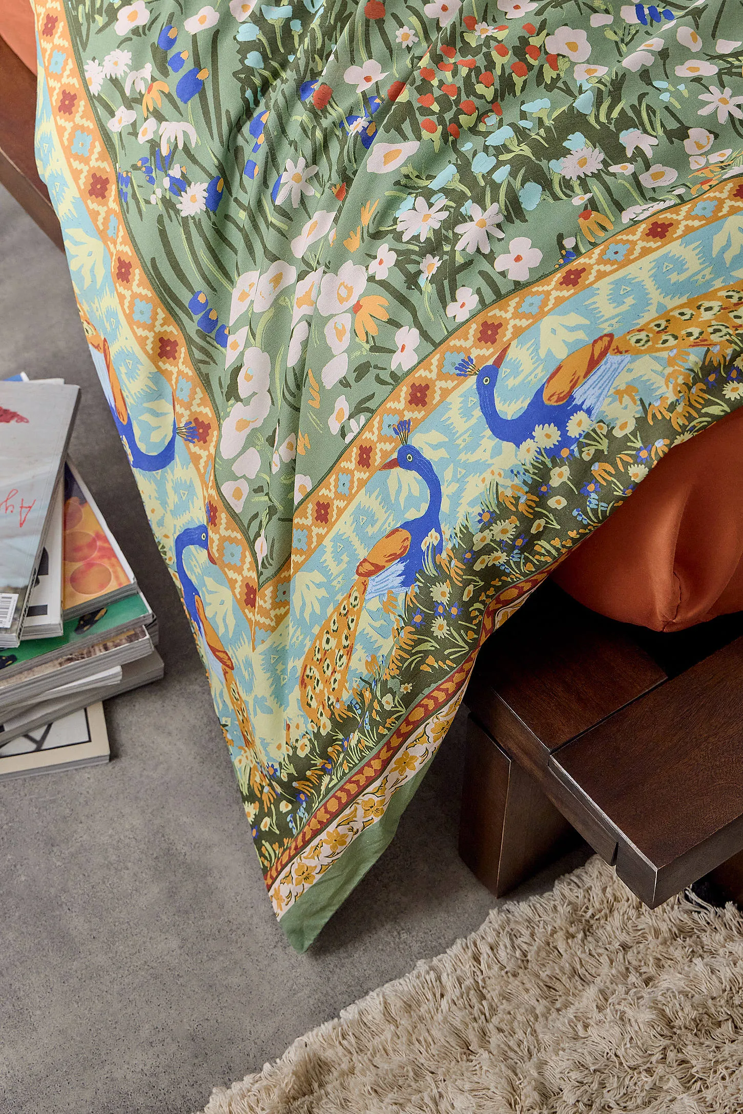 Anette Floral Duvet Set - Green 5
