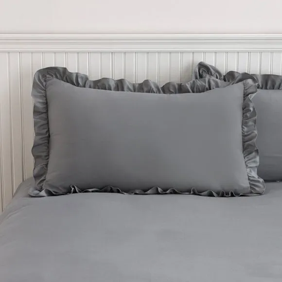 Briona Frilled Edge Duvet Cover & Pillowcase Set 2