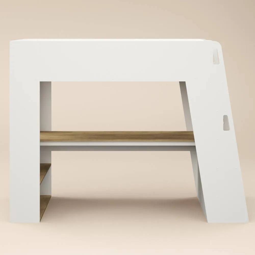 Flair Fern Staircase High Sleeper White & Oak 4