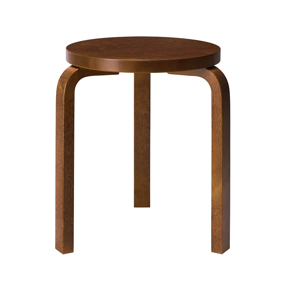 Artek Stool 60 Walnut Stained Birch 2
