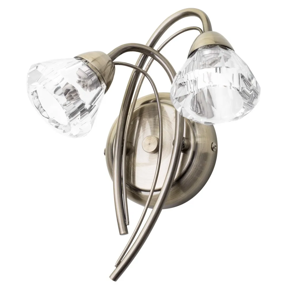 Marianne Wall Light, Antique Brass 1