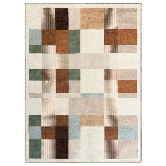 Regalis Geometric Washable Rug 5