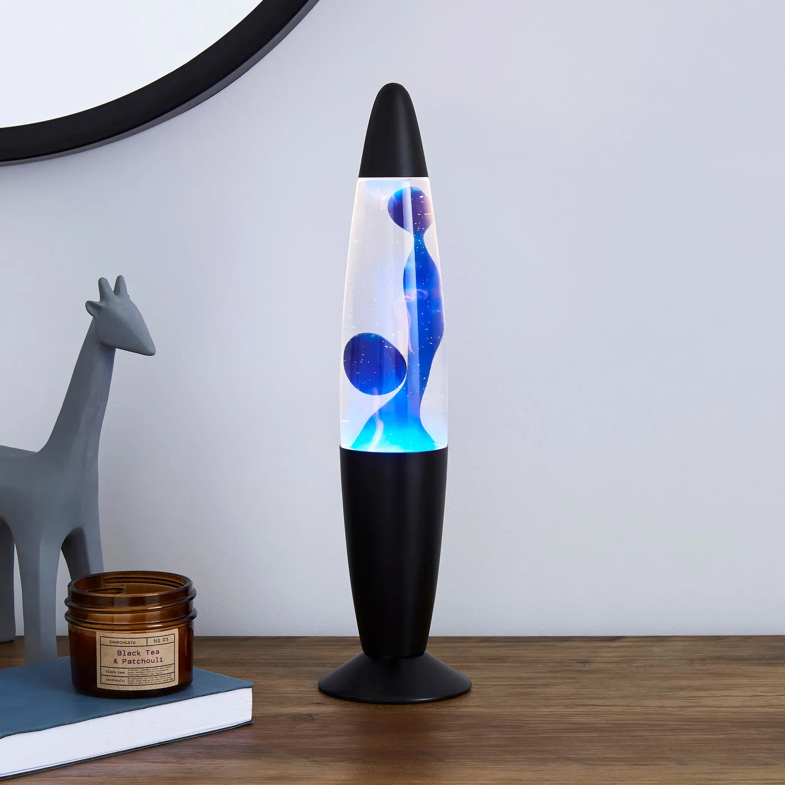 Blue Retro Lava Lamp Blue