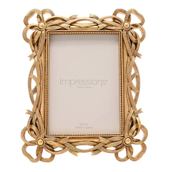 Impressions Bowknot Resin Photo Frame 2