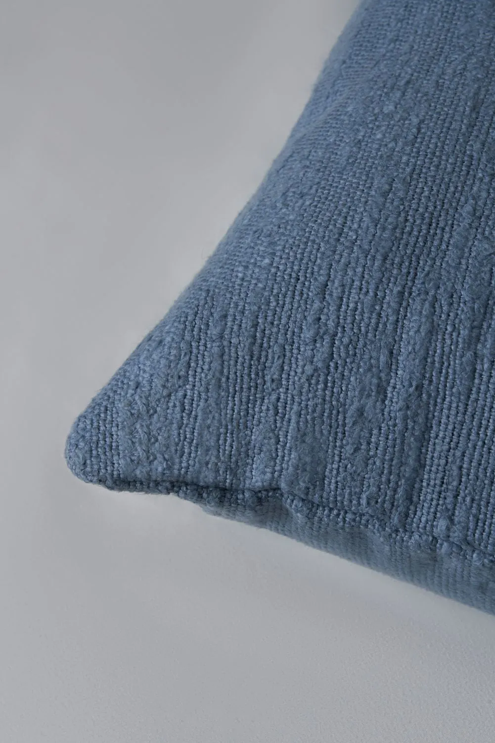 BHS Textured Slub Cushion in Blue 2