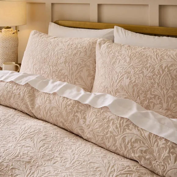 Bellamere Burnout Fleece Duvet Cover and Pillowcase Set 2