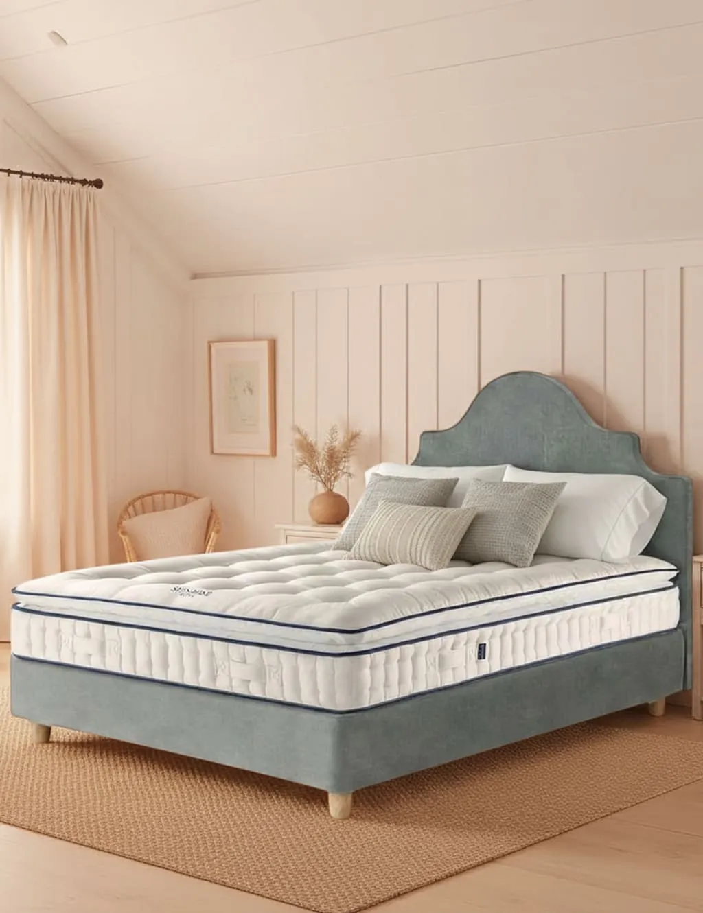 Harrison Spinks Sunrise 10750 Soft Pillowtop Mattress White