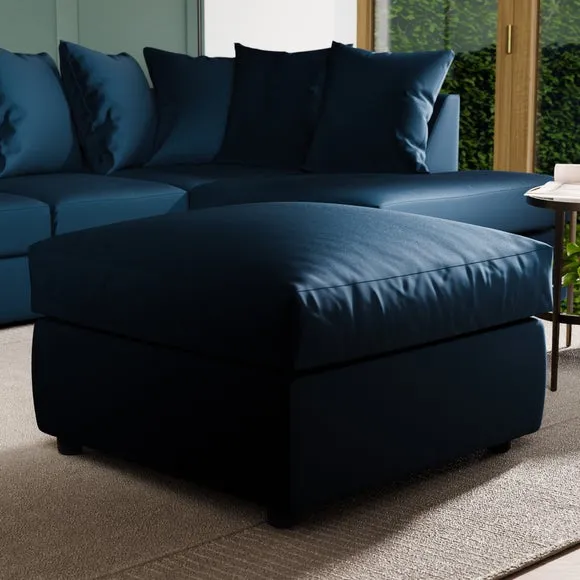 Blake Opulent Velvet Footstool 2