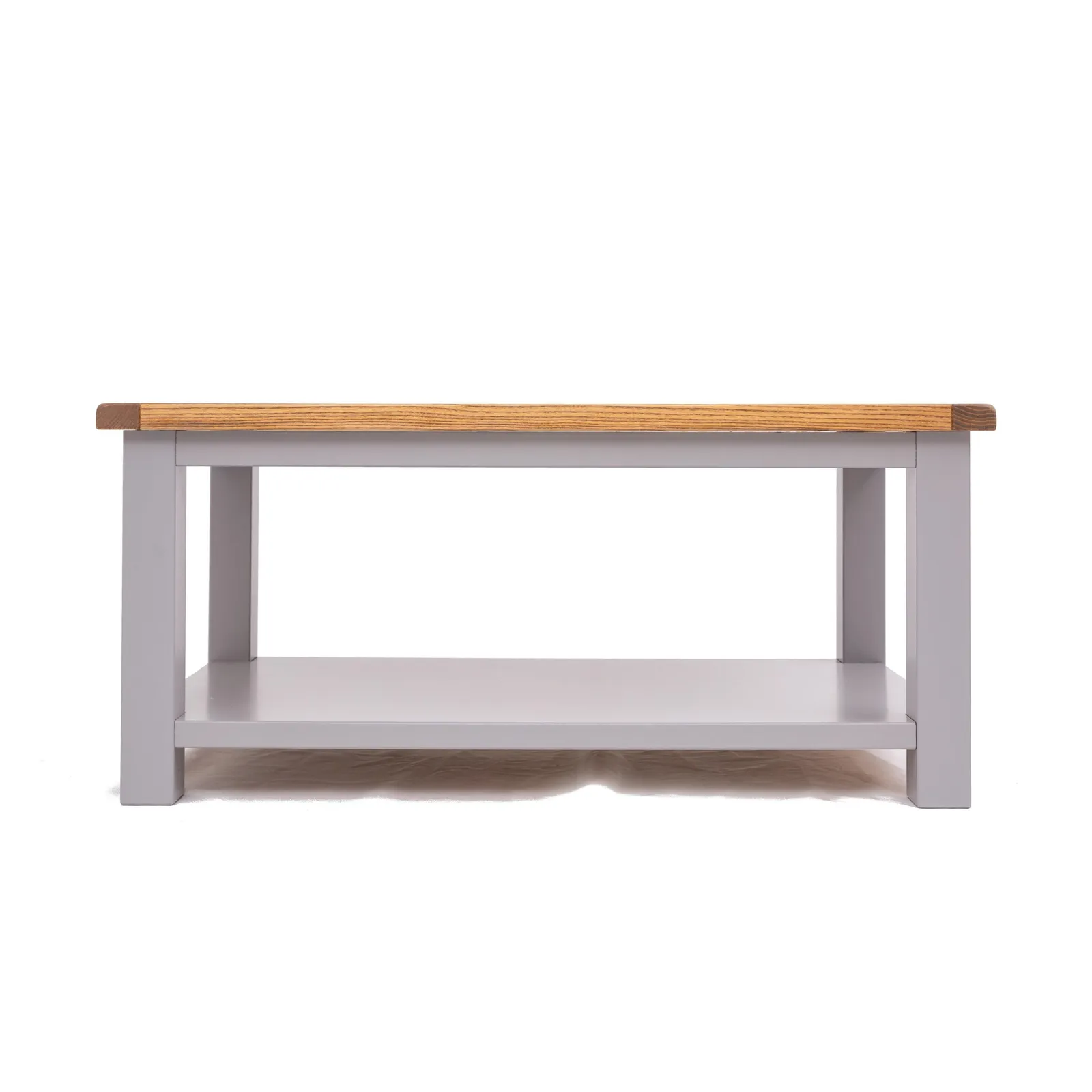 Cabinet Bits Coffee Table with Shelf - H45 W100 D60cm in Mid Grey 3