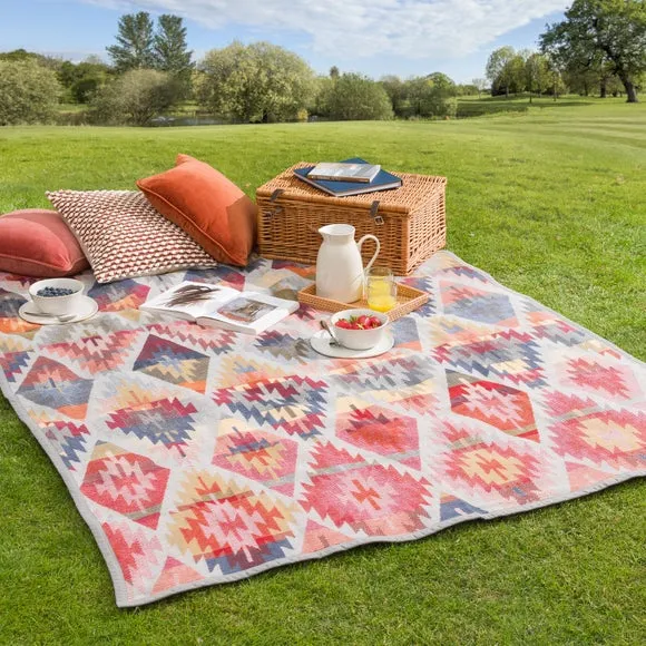 Aztec Diamond Throw Blanket 5