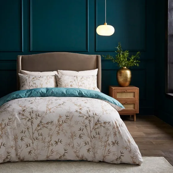 Oriental Trail Polycotton Duvet Cover & Pillowcase Set 4