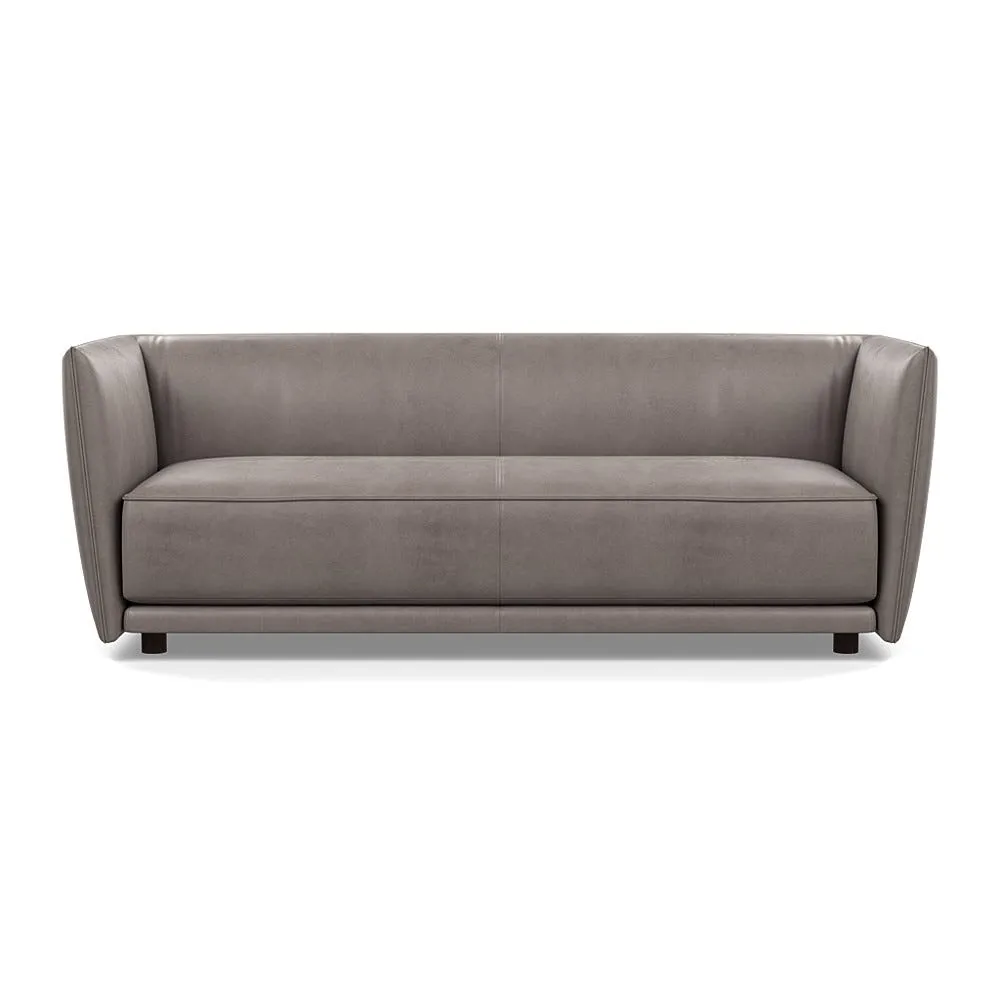 Heal's Valley 3 Seater Sofa Daino Elephant Walnut Stain Feet 1