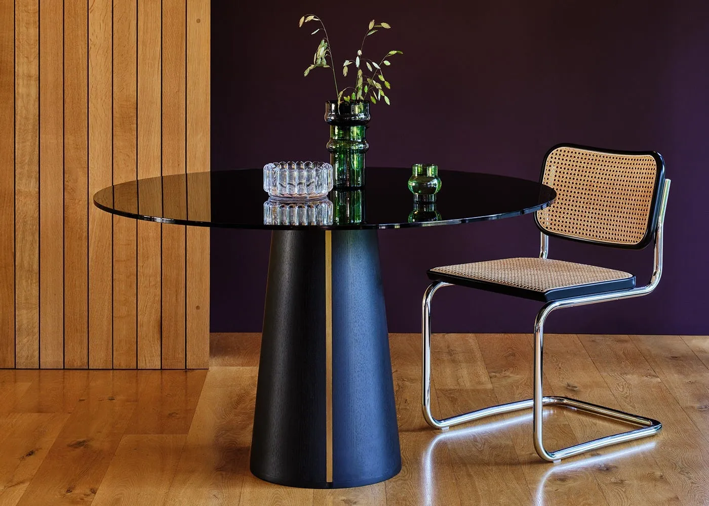 Heal's Totem Dining Table Black Marble Top 2