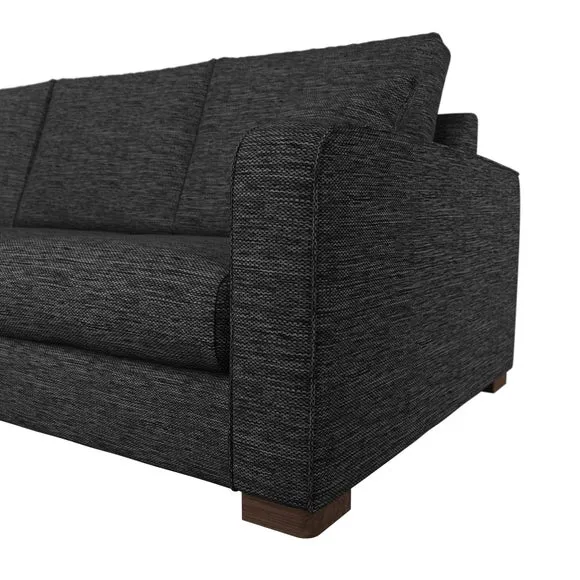 Carson Deep Sit Vivalife Stain-Resistant Fabric Corner Sofa 3