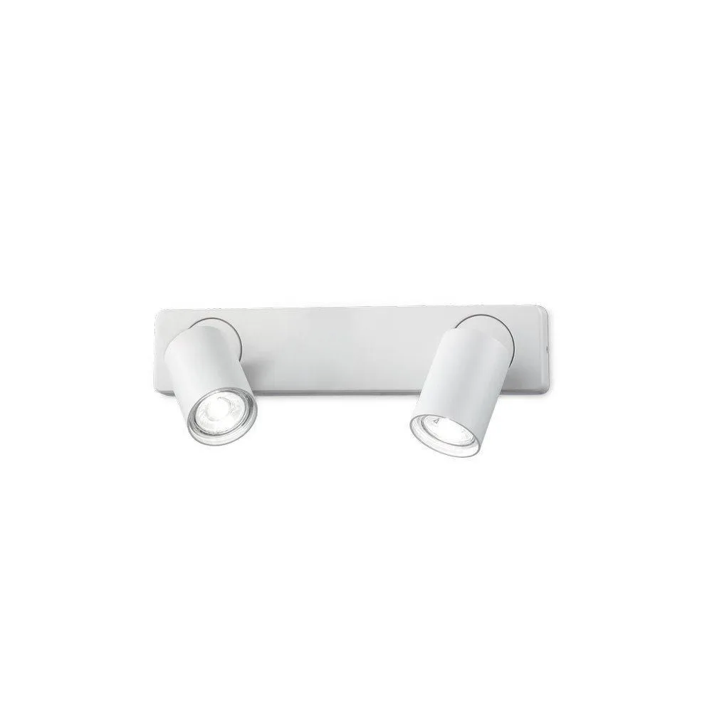 Netlighting Rudy Indoor Wall Lamp Spotlight 2 Lights White GU10