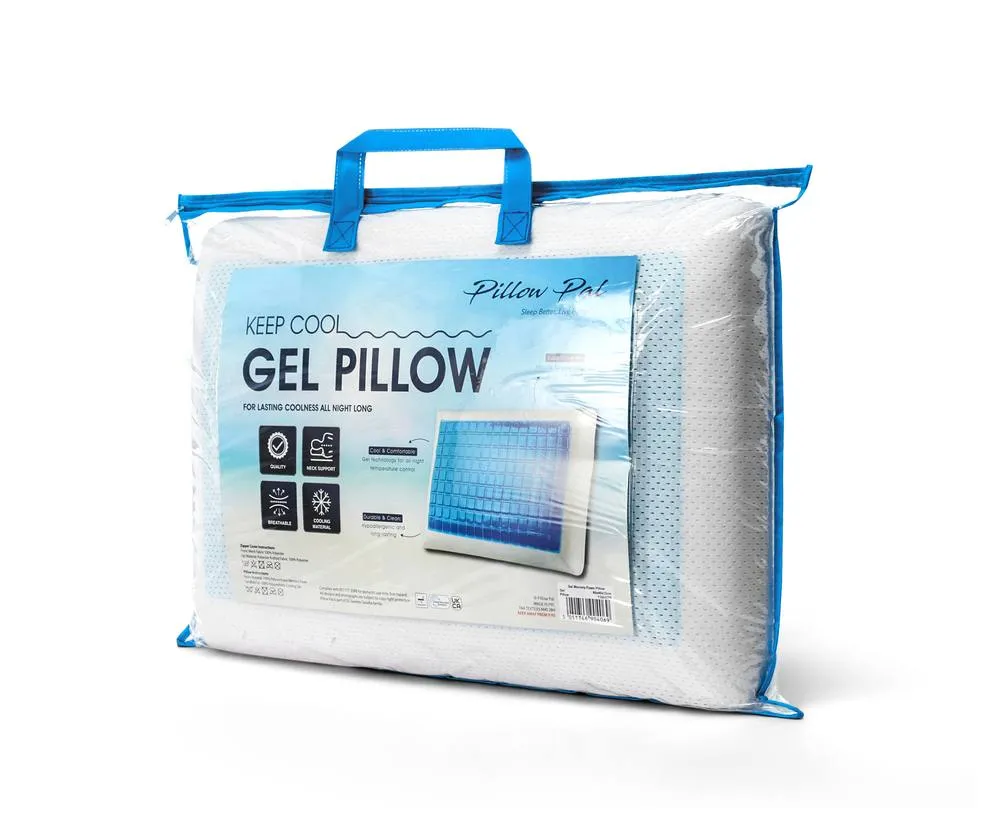 GAVENO CAVAILIA Cooling Gel Memory Foam Pillow in White 2