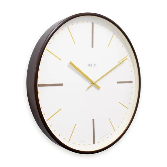 Acctim Knoll Dark Wood Wall Clock 2