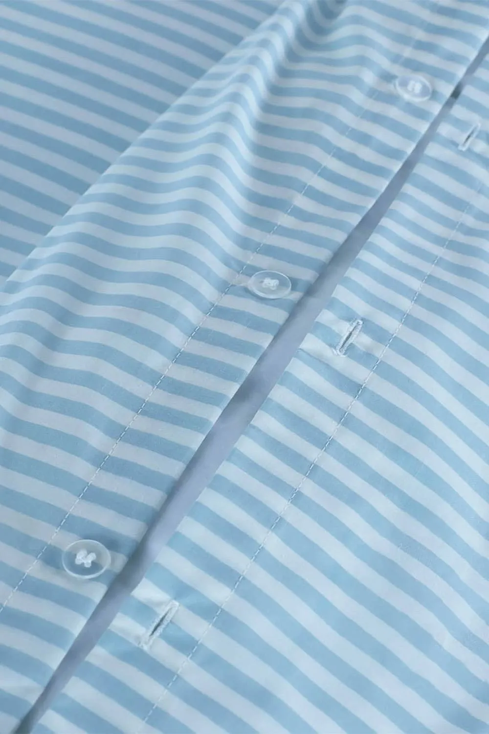 Martex Studio Edition Pinstripe Duvet Cover Set in Blue 5