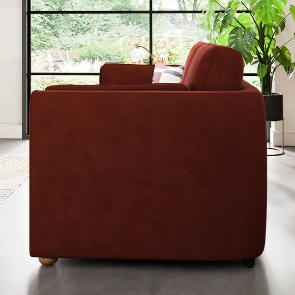 Zoe II Velvet 3 Seater Sofa 3