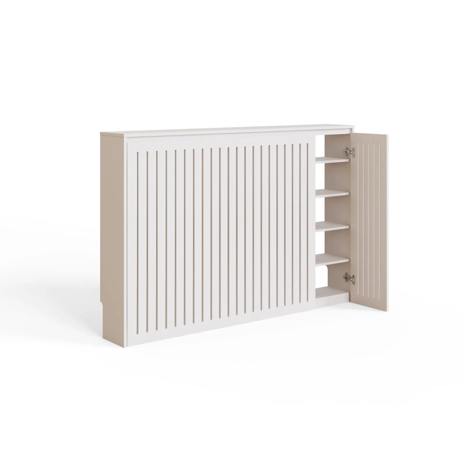 GFW Cooper Storage Radiator Cover in Stone 3
