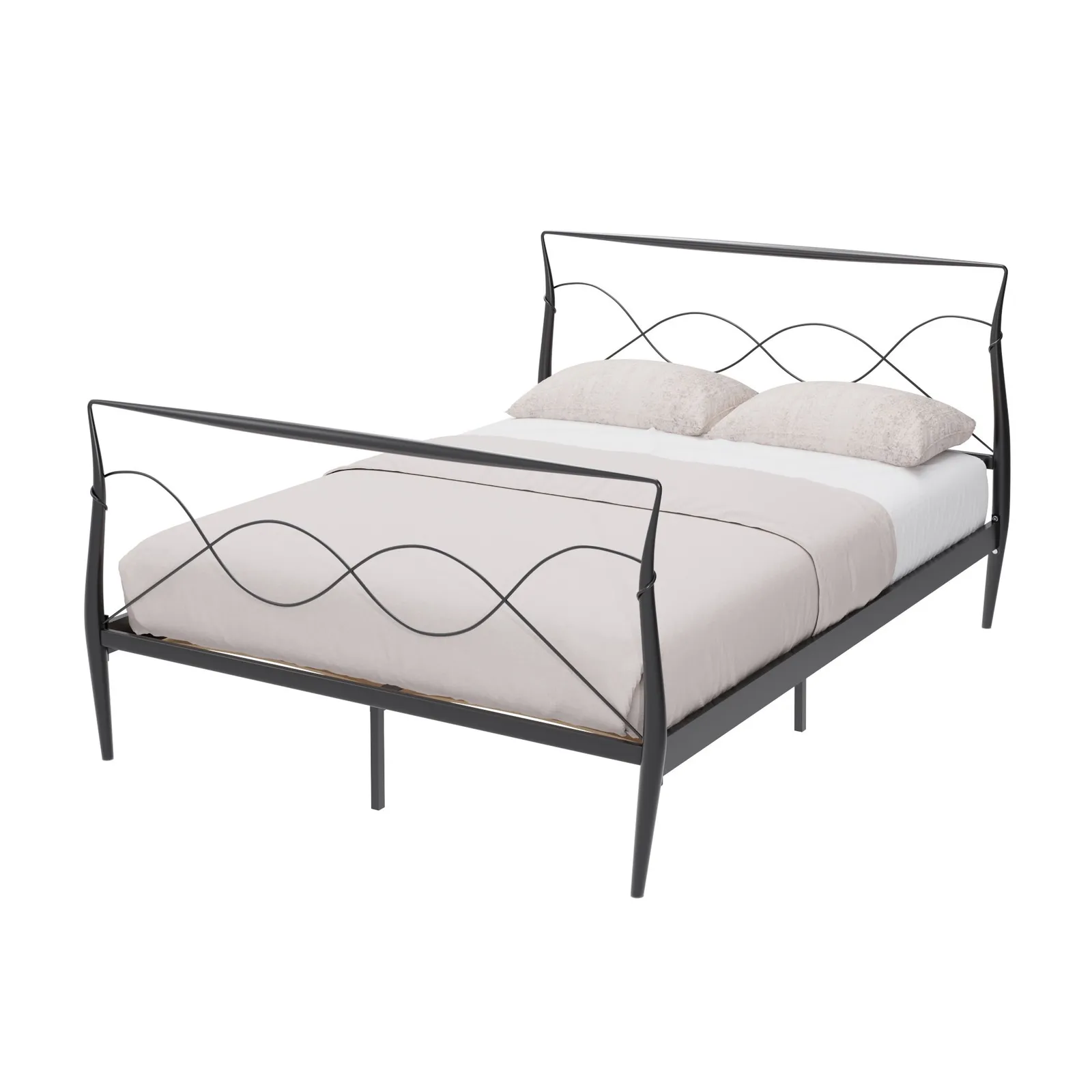 GFW Rimini Metal Bedstead in Black 3