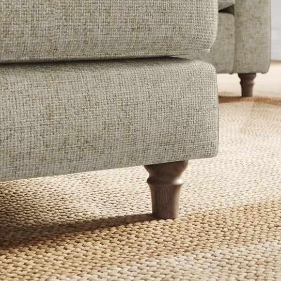 Flori Chunky Chenille Footstool 4