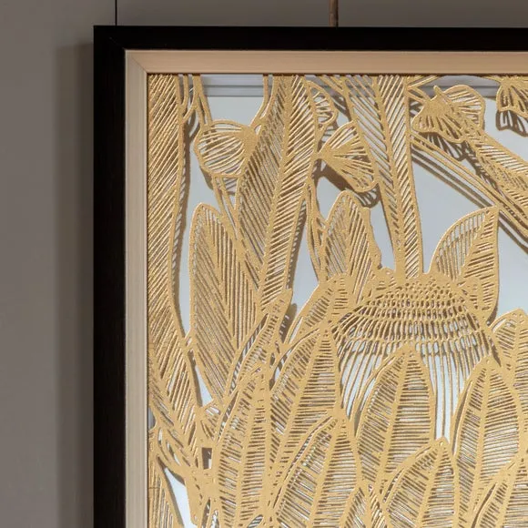 Cedar and Sage Bird Study 1 Framed Canvas 2