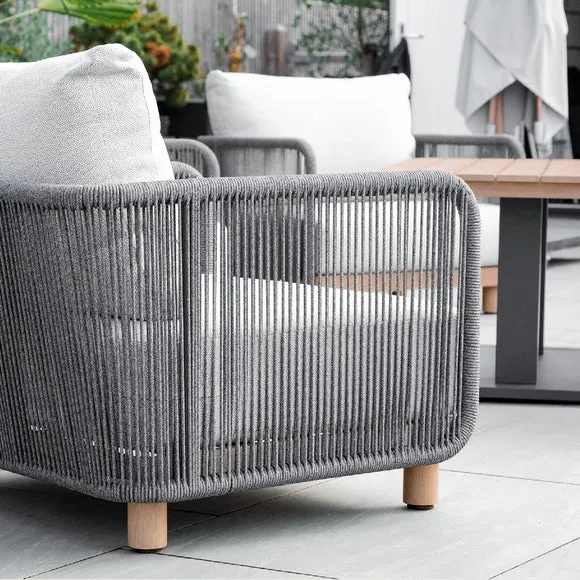 Norfolk Leisure Buxton Rope Weave Lounge Set 6