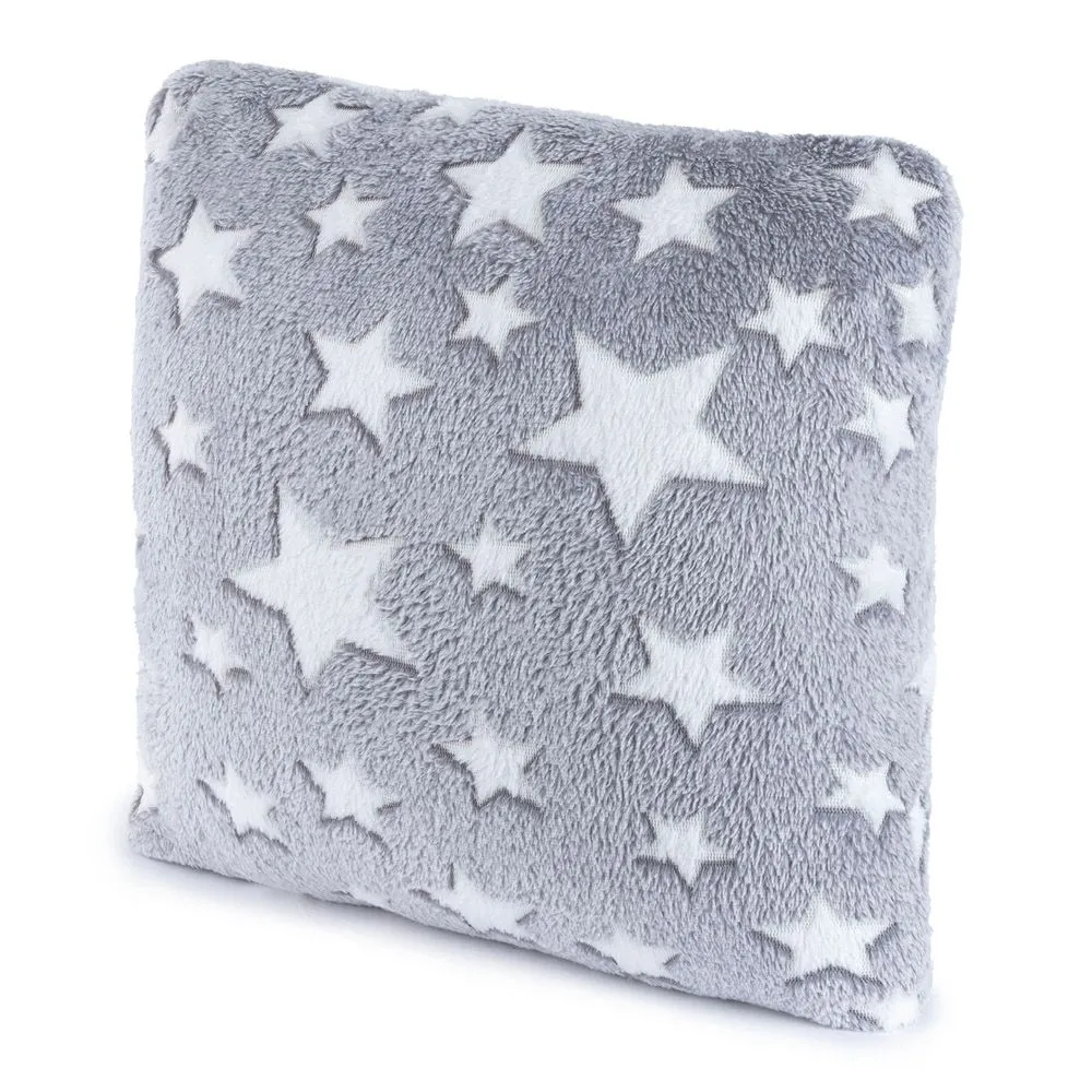 Wicked Gizmos Unicorn Glow in the Dark Cushion - Pink in Grey