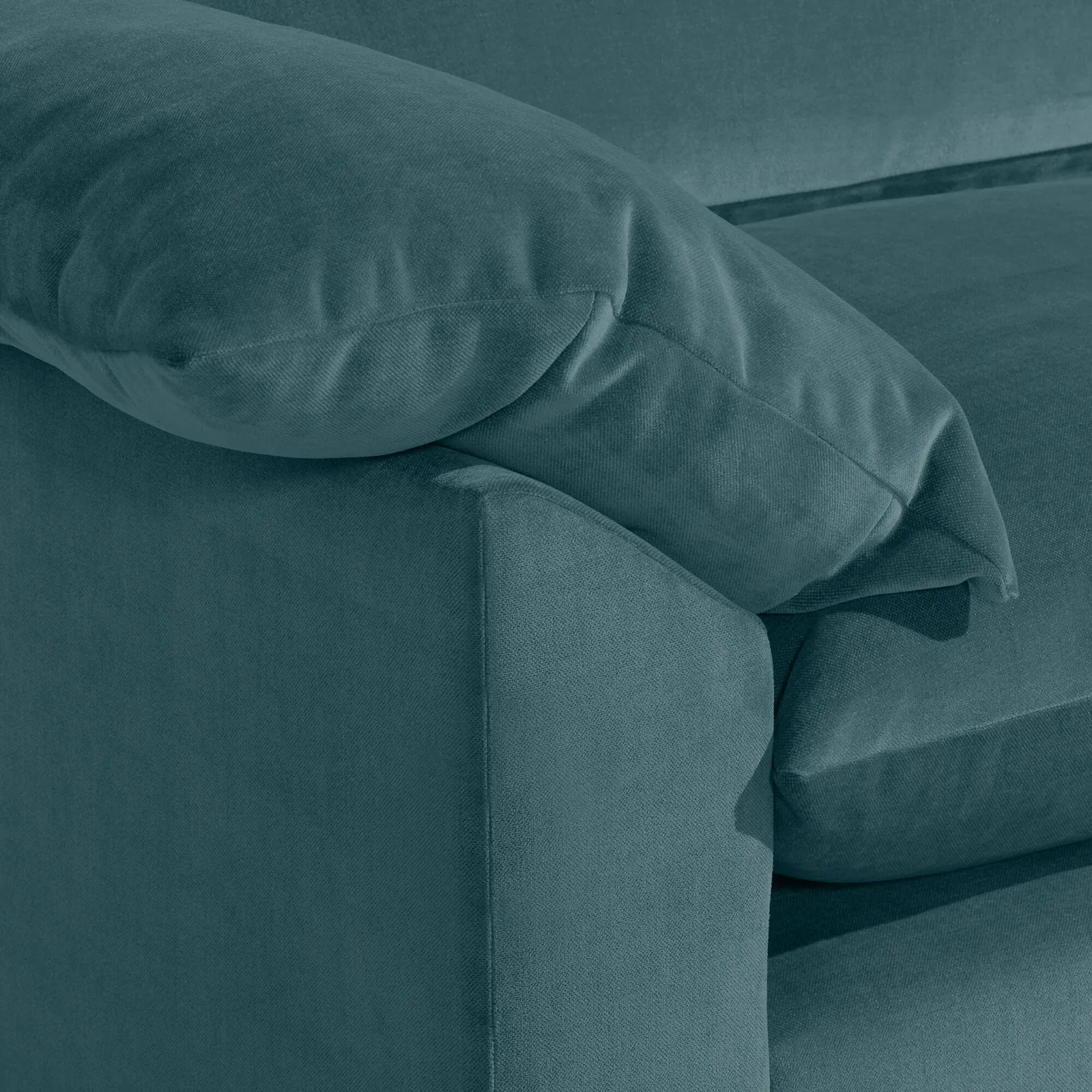 Hoxton Extra Large Sofa, Teal Fabric | Barker & Stonehouse 5