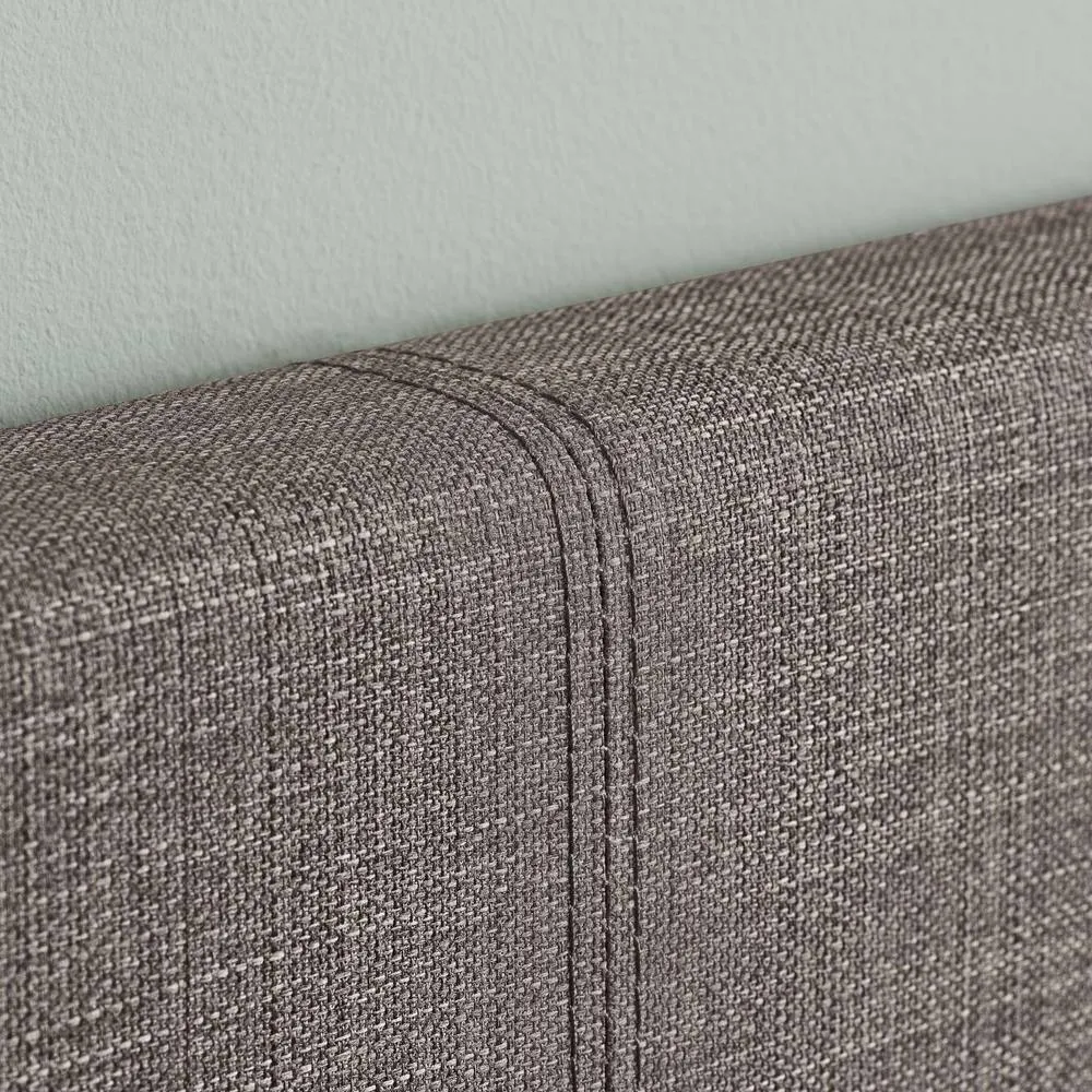Birlea Berlin Grey Fabric Ottoman Storage Bed in Mid Grey 4