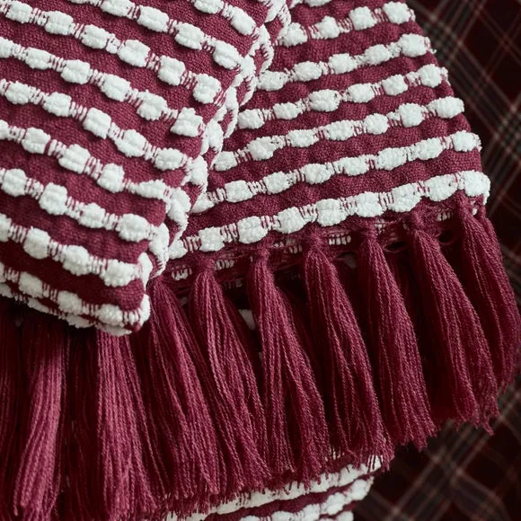 Catherine Lansfield Stab Stitch Throw Blanket 125cm x 150cm 2
