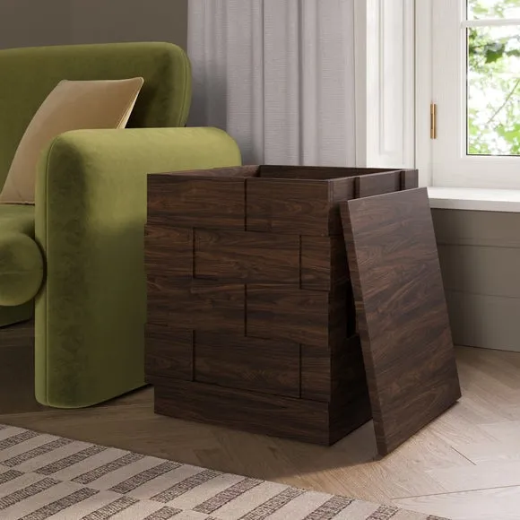 Watson Storage Side Table, Wood Effect 2