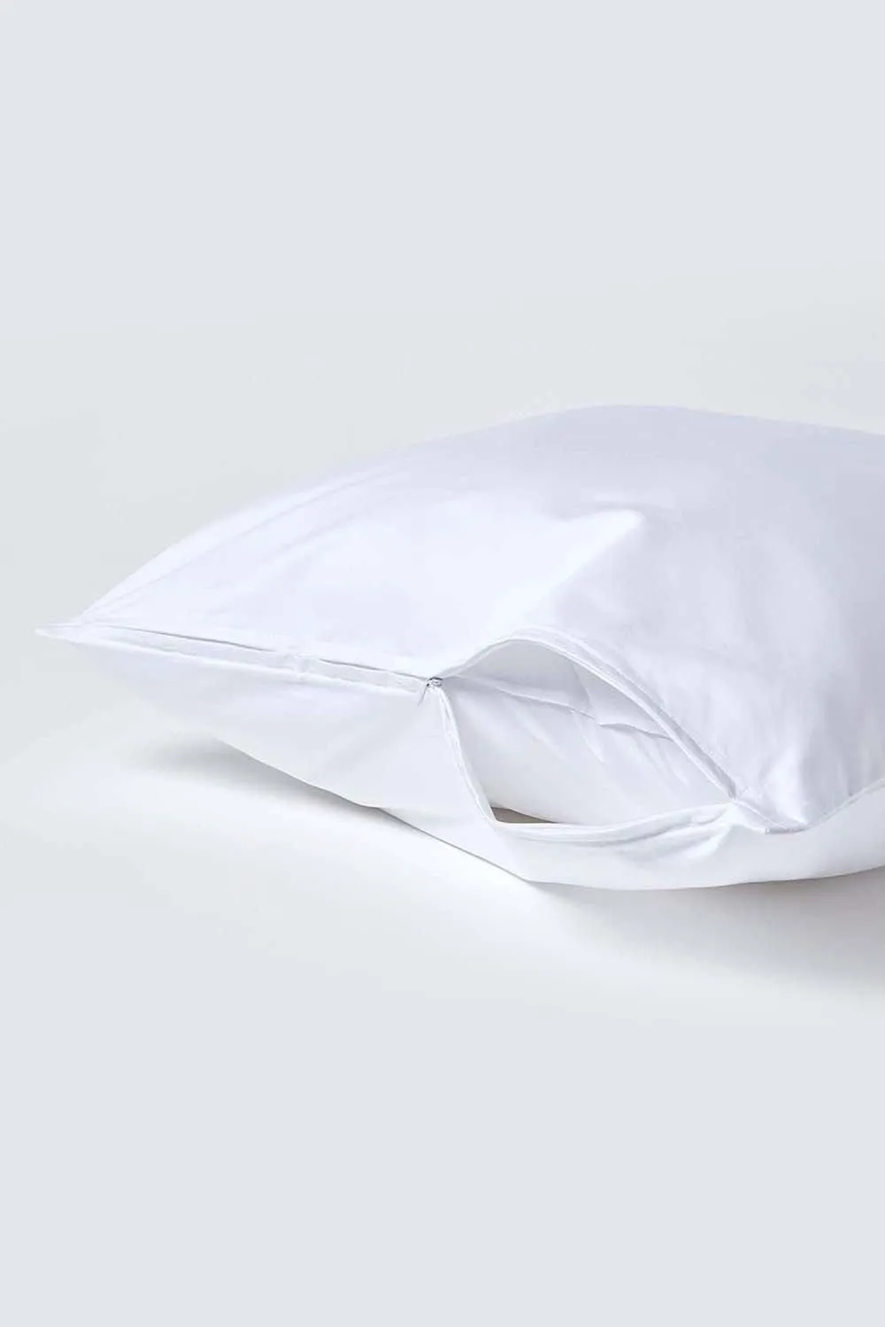 Homescapes Continental Egyptian Cotton Pillowcase 1000 TC, 60 x 60 cm in White 3