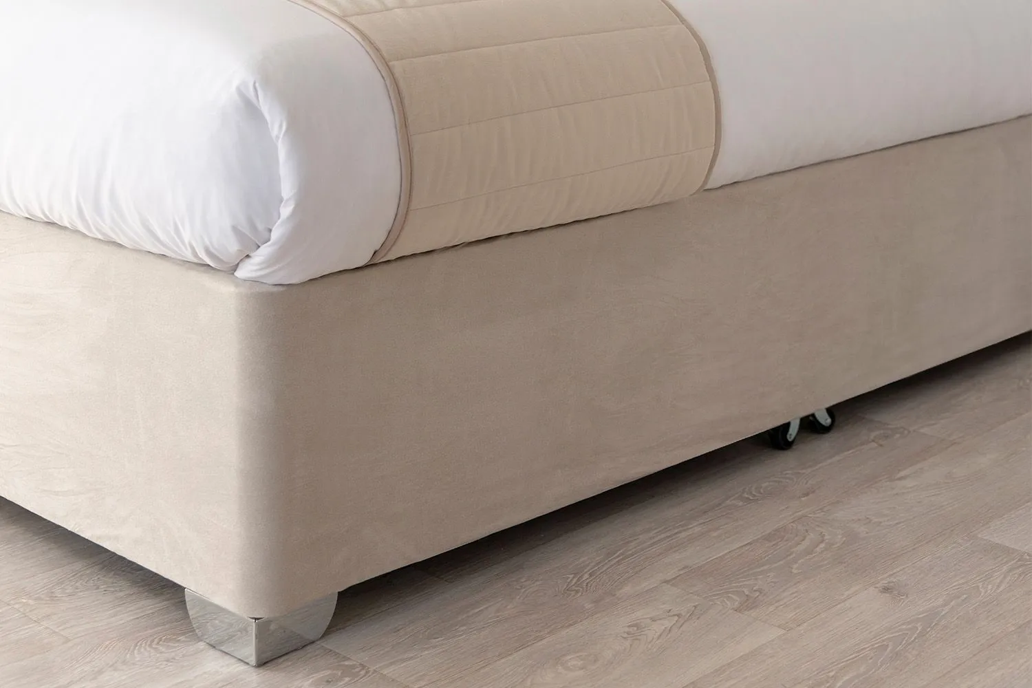 Belledorm Faux Suede Deep Base Wrap in Beige 2