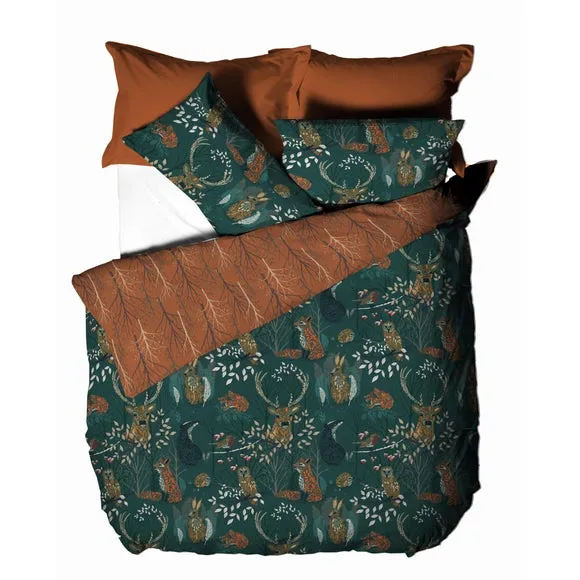 Furn. Riva Forest Fauna Duvet Cover & Pillowcase Set 3