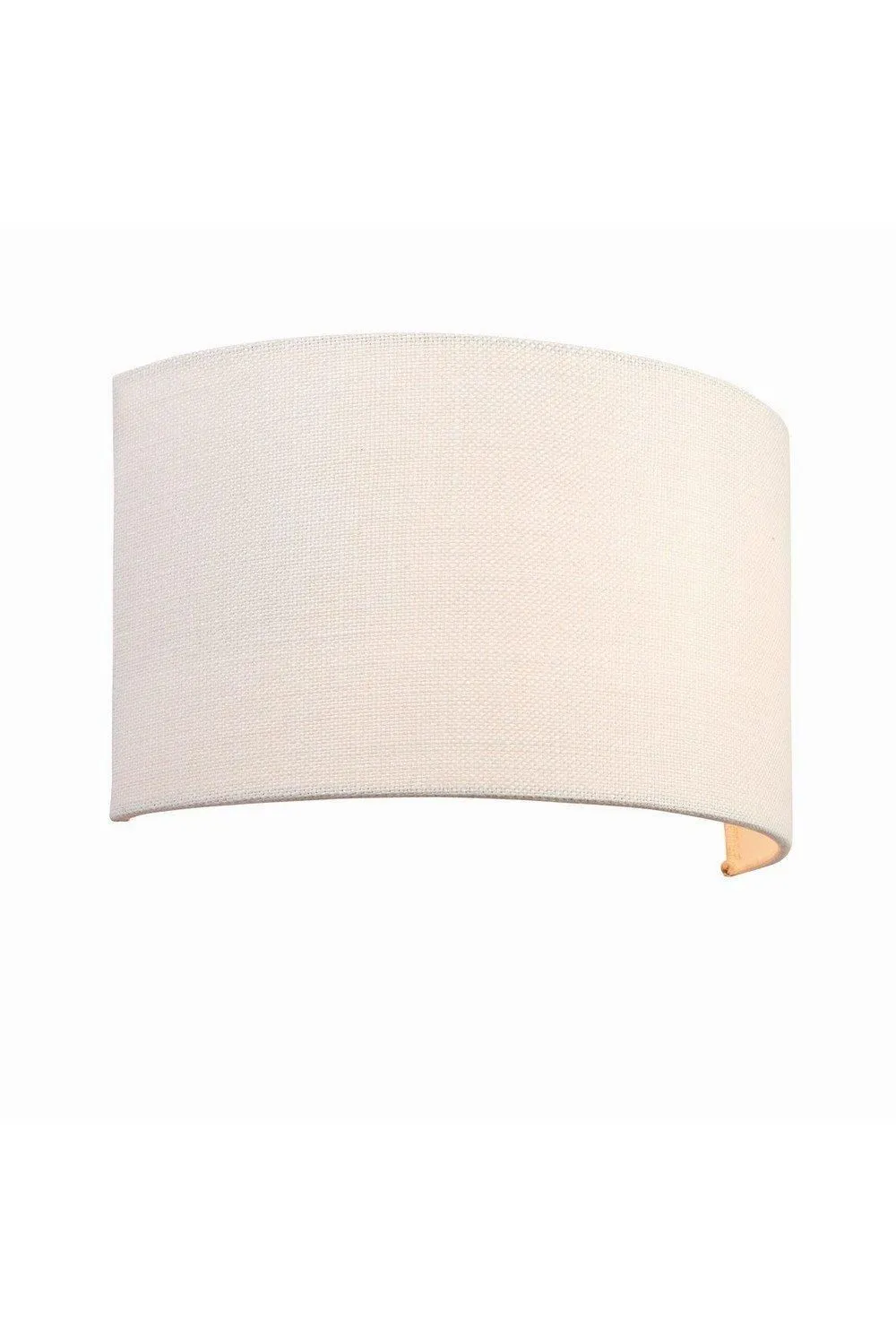 Netlighting Obi 1 Light Up & Down Wall Light Vintage White Linen Polyester Cotton E27