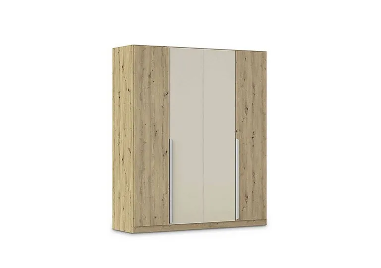 Freja 181cm 4 Door Hinged Two Toned Wardrobe