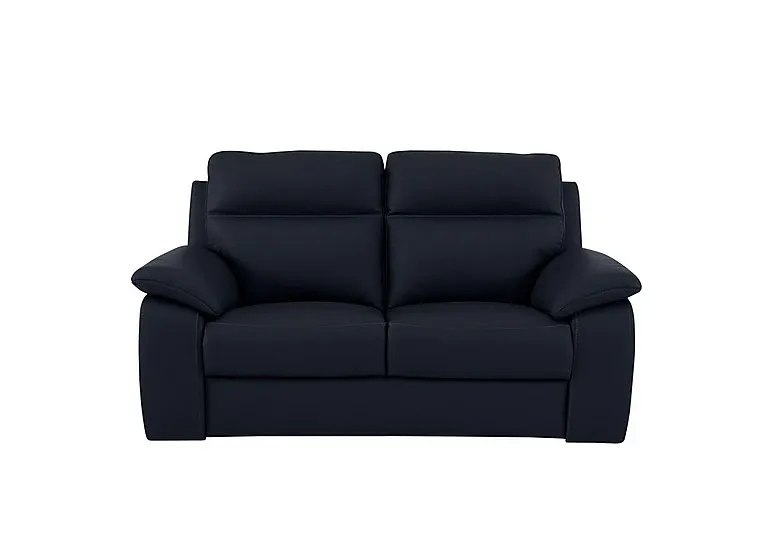 Pepino 2 Seater Leather Sofa - Torello Blu
