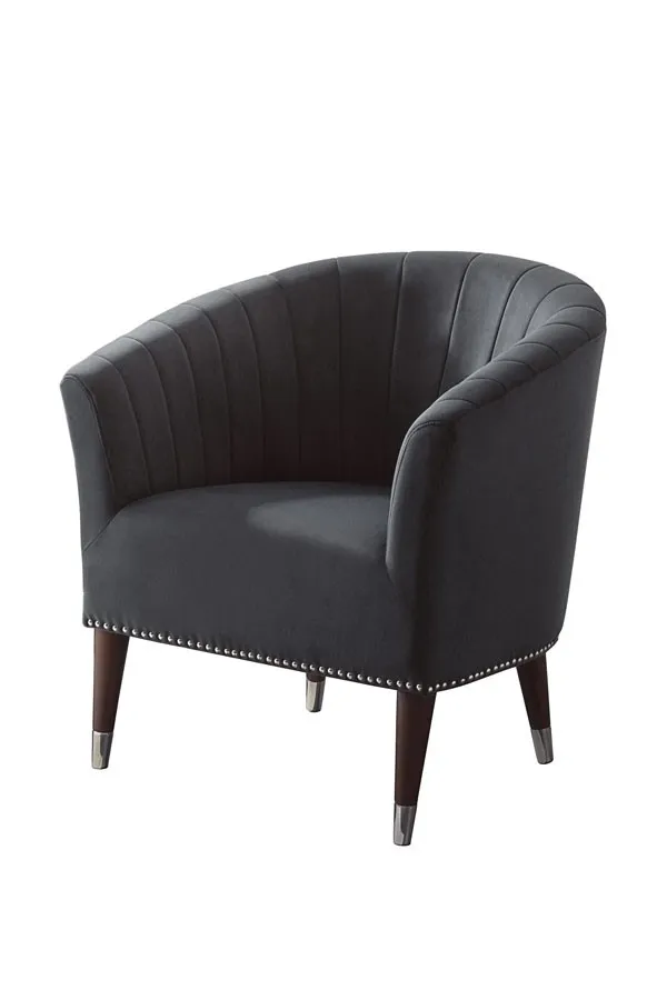 Bellini Armchair Storm Grey Velvet