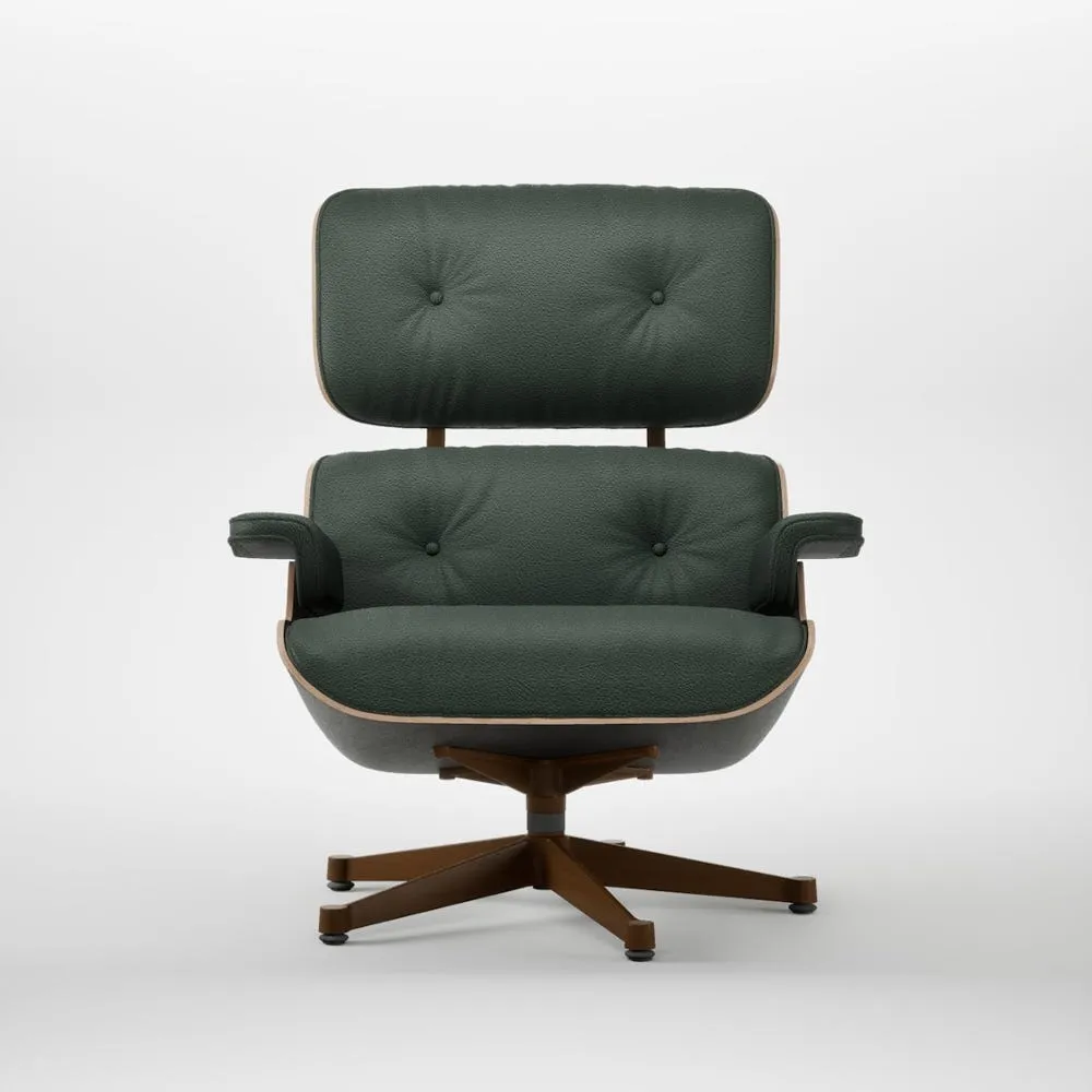 Eames Lounge Chair Cherry Natural Contemporary L50 59 Jade Black Base 04 2