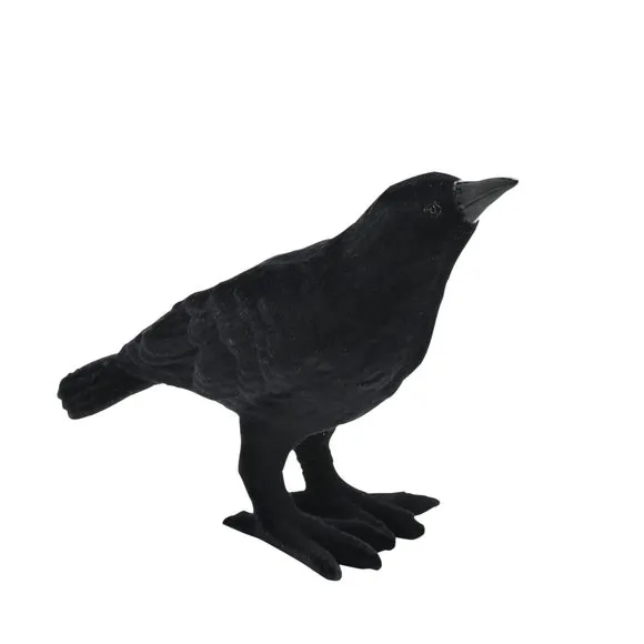 Hocus Pocus Novelties Flocked Crow 2