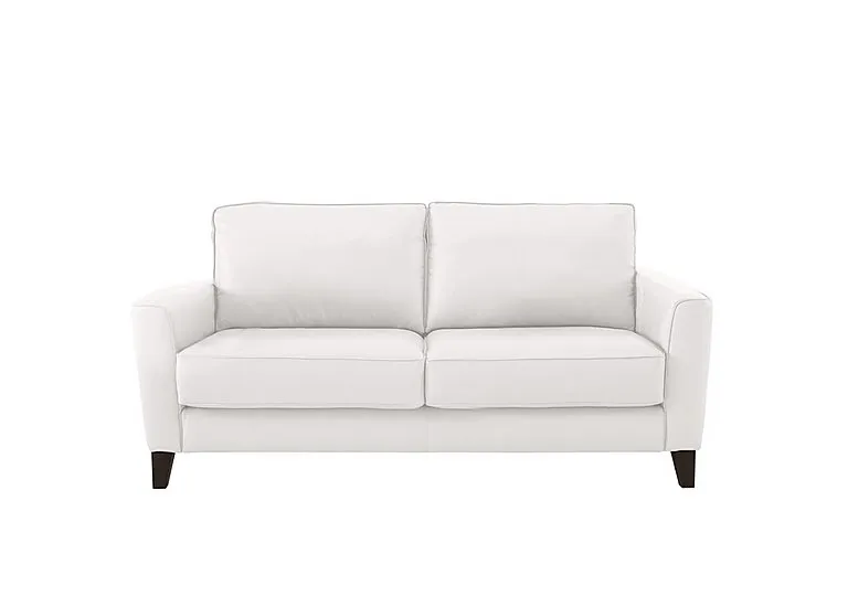 Brondby 2 Seater Leather Sofa - BV Star White