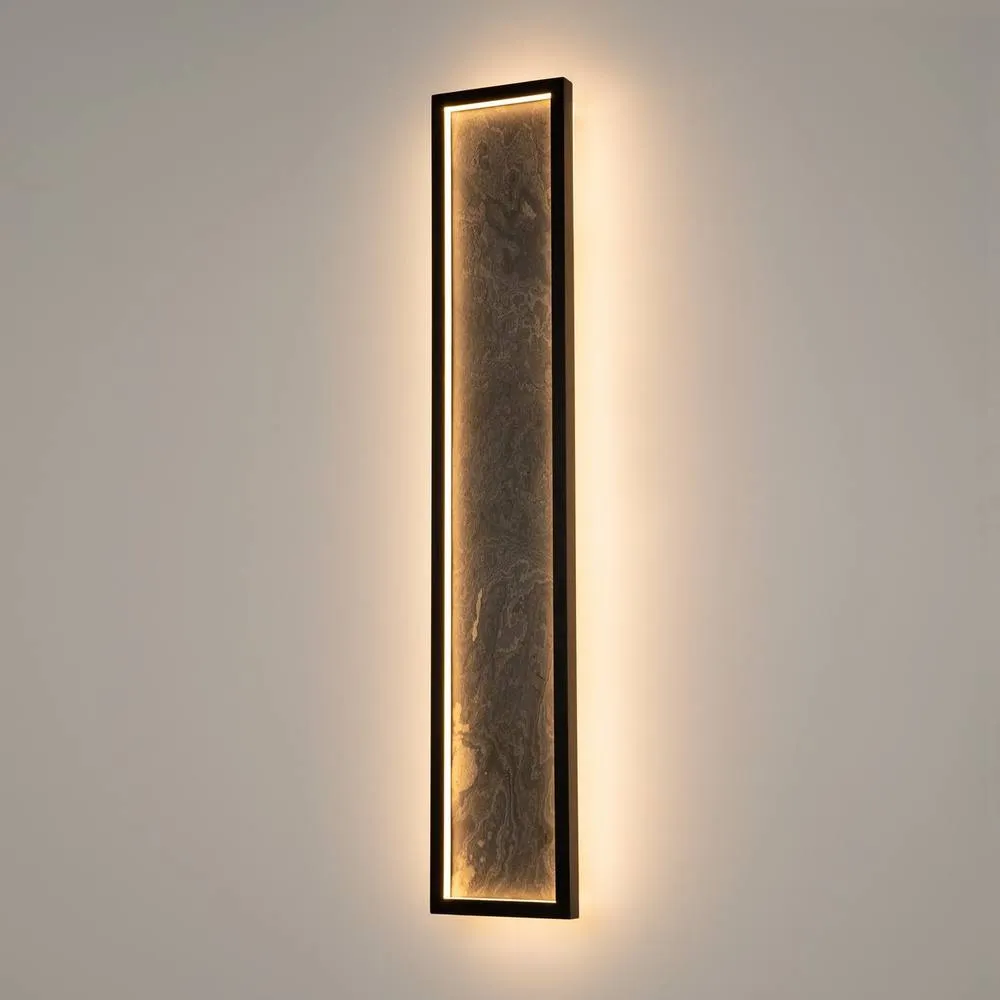 Netlighting Orign Modern 80cm Integrated LED Wall Lamp Black 3000K 1000lm 3