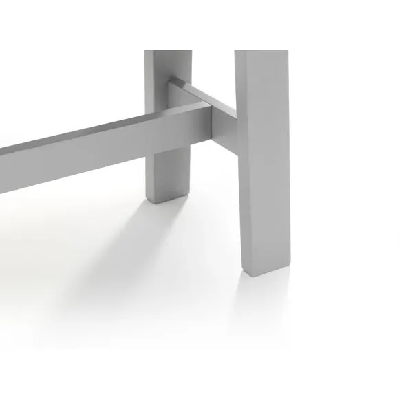 Kobe 2 Seater Dining Bench, Grey, 92cm 5