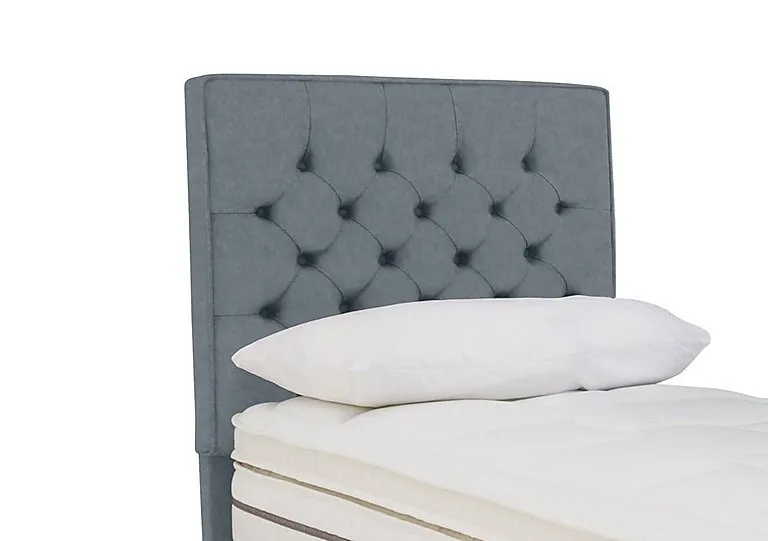Bourbon Floor Standing Headboard - Single - Joshua Blue